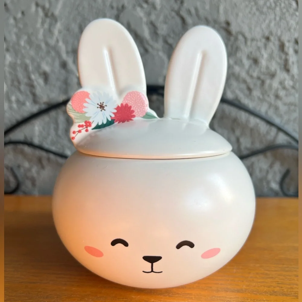 Starbucks 12 oz. Rabbit Ceramic Face Sugar Mug container